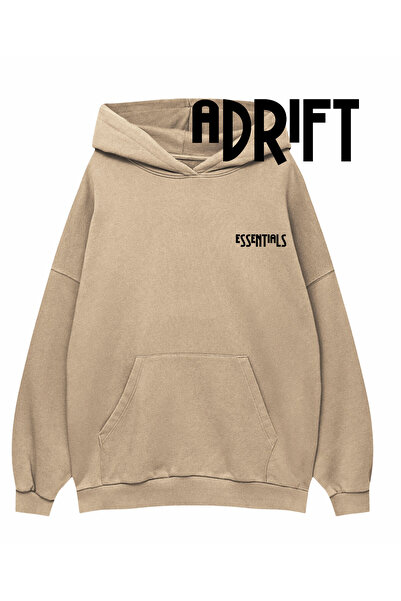 Tarzsokak Unisex ESSENTIALS specijalni dizajn majica sa kapuljačom bež