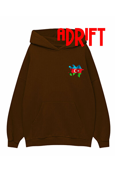 Tarzsokak Hanorac unisex Azerbaijan 2 cu design special, maro