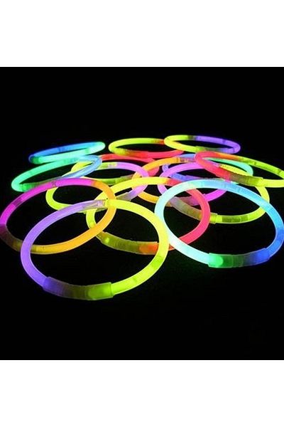 Reflect Your Style Lighted Sticks, 100 Pieces Highlighter Stick Glow Stick, Children's Birthday Celebration, Gift