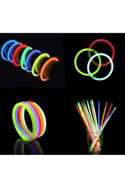 Reflect Your Style Lighted Sticks, 100 Pieces Highlighter Stick Glow Stick, Children's Birthday Celebration, Gift