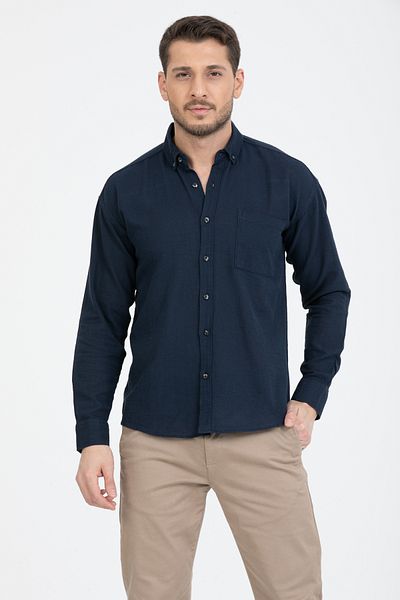 Redline Men's 100% Cotton Slim Fit Men's Summer Shirt