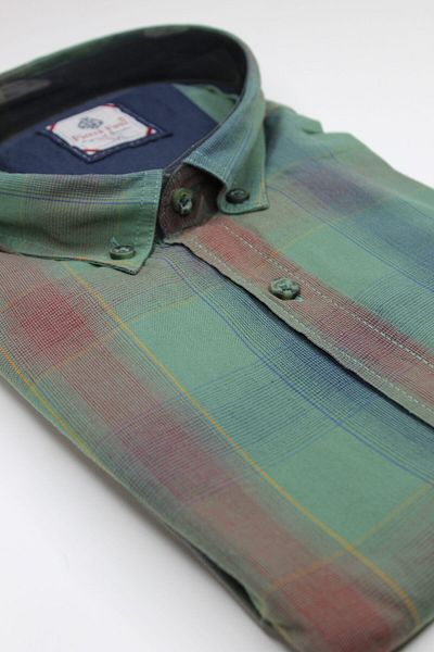 Pietra Paul King Size Cotton Checked Men's Shirt