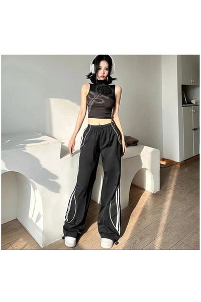 DEEFWEAR Y2k Φούτερ/παντελόνι με ελαστικά πόδια