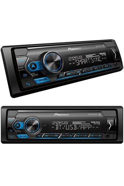 Pioneer MVH S325BT USB FM AUX BT BLUETOOTHLU MEKANİKSİZ OTO TEYP 4X50 WATT