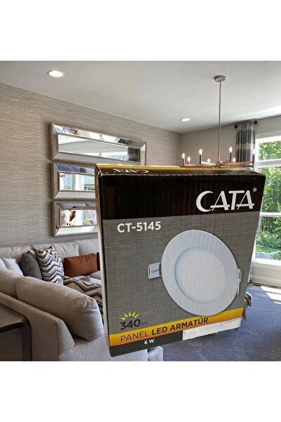 Cata Ct-5145 6 Watt Sıva Altı Led Panel Beyaz Işık 5 Adet