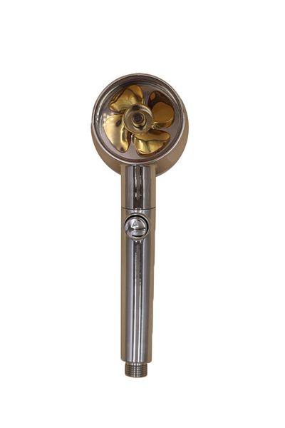 Knitex Ktx-2999 Adjustable Turbo Fan Shower Head - Gold -93