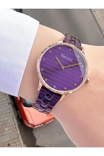 Ferrucci  Kadın Metal Kordon Kol Saatİ