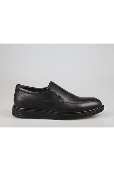 KOMCERO Ανδρικά casual παπούτσια 3k1219 Dr Jells από γνήσιο δέρμα μαύρα
