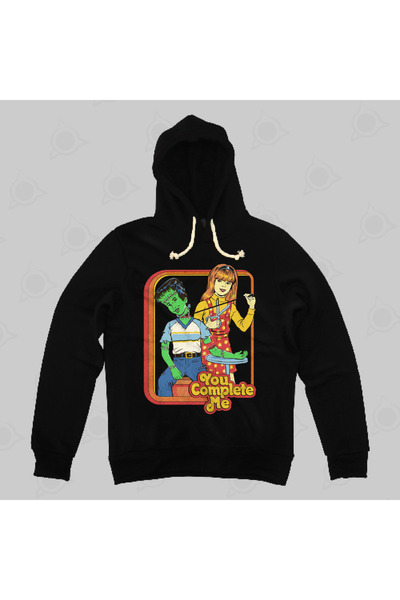 Built By Crazy Hanorac cu glugă unisex You Complete Me