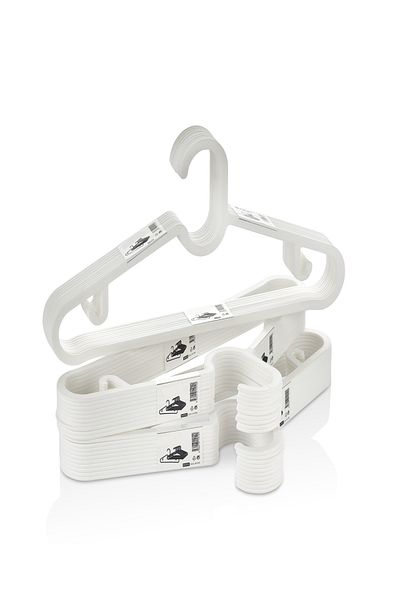 Bayev Cream 30 Pieces Clothes Hanger - Shirts Tie Hanger Plastic Hanger Model Hanger Wardrobe Hanger