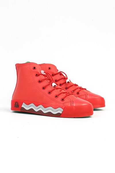 Benetton ®| BN-31145 - Red-Unisex Children's Sneakers
