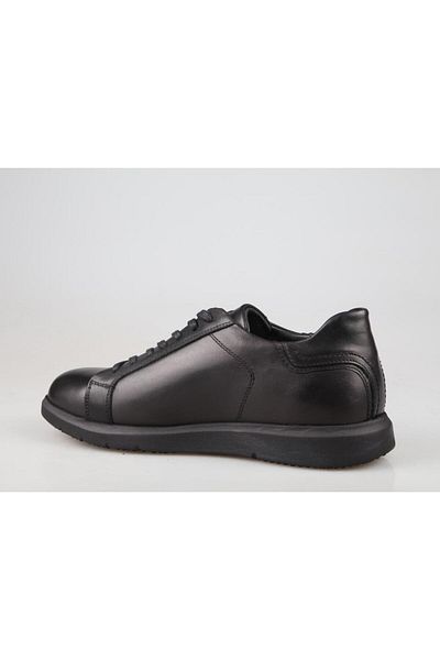 KOMCERO Ανδρικά casual παπούτσια 3k1585 Dr Jells από γνήσιο δέρμα μαύρα