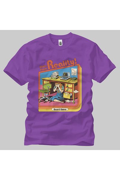 Built By Crazy Hide From Reality Unisex T-Shirt