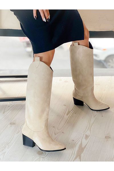 irmona ΜΠΟΤΑΚΙΑ FOLLY BEIGE SUEDE DALLAS ΚΑΤΩ ΤΟ ΓΟνατο