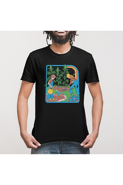 Built By Crazy Tricou unisex Magical Garden