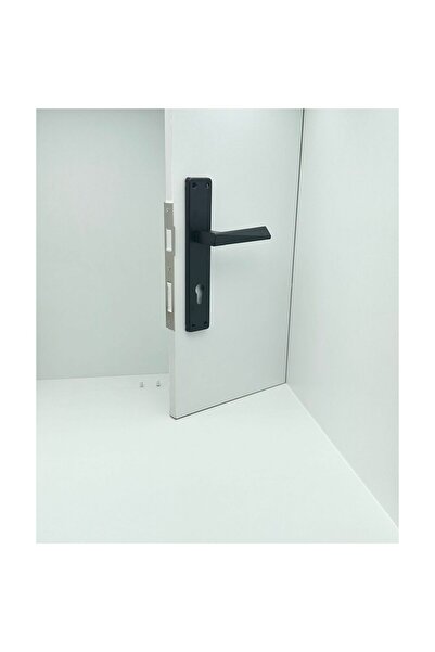 KOLDOOR Piramidă Negru Lux Pătrat Oglindă Yale Mâner ușă din oțel Stânga Basar One Direction