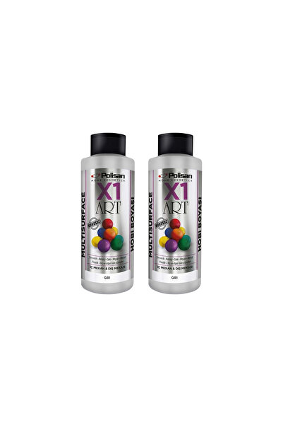 Polisan X1 Art Multisurface Akrilik Hobi Boyası 120ml - Gri 0093 (2 ADET)
