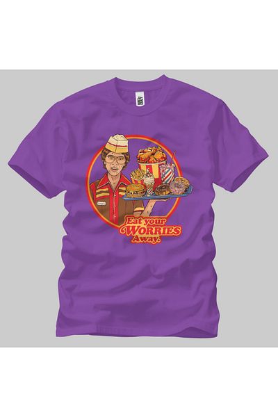 Built By Crazy Eat Your Worries Unisex T-Shirt