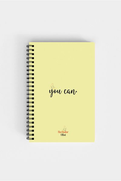 Harikalar Ofisi A5 Striped Notebook You Can Themed 14*19