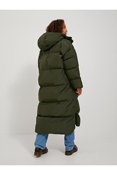 Jack & Jones Jack Jones Jxmısty Down Blend Long Puffer Otw Sn Men's Khaki Coat12236531-03