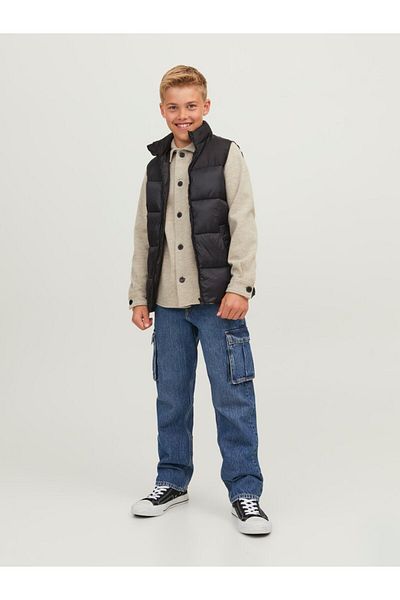 Jack & Jones Jack Jones Toby Bodywarmer Collar Mr. Jnr Детска черна жилетка 12236914-02