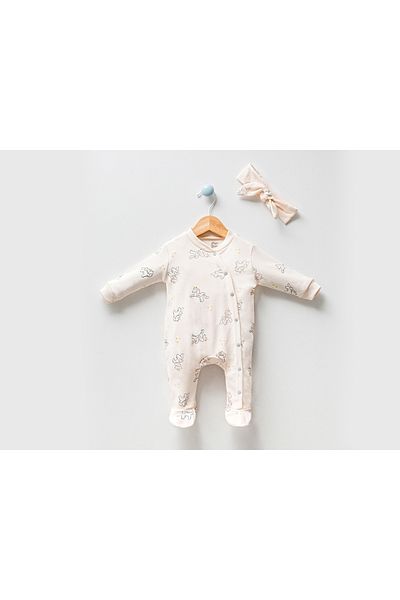 Bubbles UNICORN PRINTED JUMPSUIT WITH BOOTIES