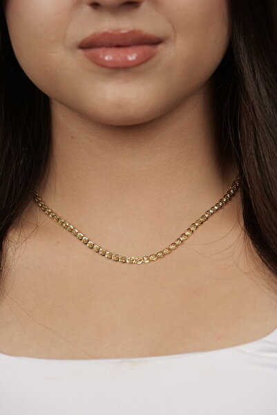 GençTaş Kuyumculuk 14 Ayar Altın Lale Zincir Kadın Kolye