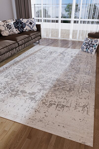 Pilloveland Kaymaz Taban Dijital Baskı Halı - Farmhouse Desenli