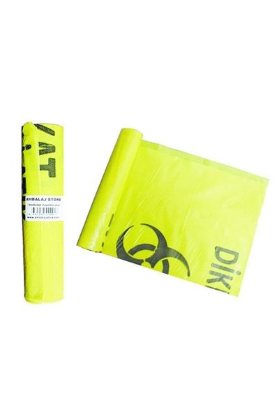 ofisturka Dangerous waste bag roll 80x110 jumbo size (10 pieces)