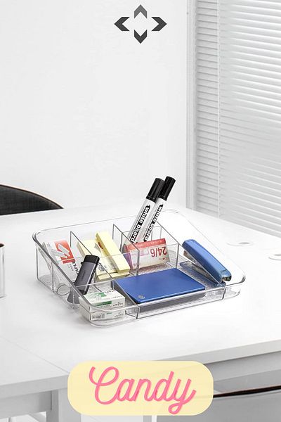 LİGROUND CANDY Desktop Makeup Organizer Organizer Jewelry Organizer CRYSTAL Organizer Pen Holder