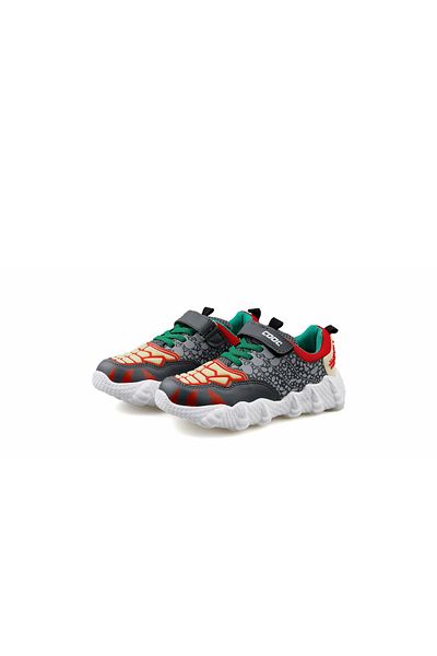 Cool Kids Incaltaminte casual pentru copii Godzilla Flt Green GODZILLA-FLT-GREEN Gri