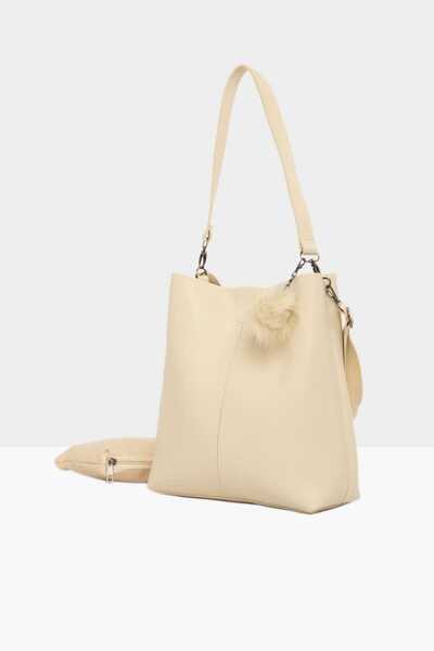 Bagmori Крем Жіноча сумка з магнітною застібкою M000002770