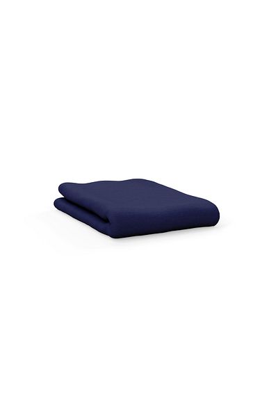 makiteks 100% Cotton Navy Blue 160x240 Elasticless Flat Sheet Suitable for Single Beds