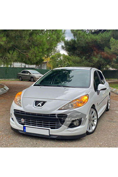 ŞüsCarOto Aksesuar Peugeot 207 2006-2014 Uyumlu Üniversal Astra H lip Esnek Ön Lip 2 Parça Tampon Altı Dil Karlık Ön Ek