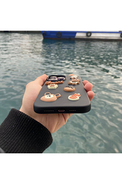 enfein Case Compatible with Omix X400 Sweet Cartoon Swk03 Back Cover Black