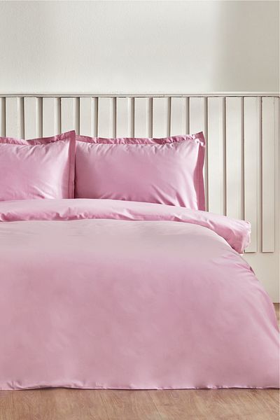 Karaca Home Set cuvertură de pilota dublă Cool Touch Stripe, roz