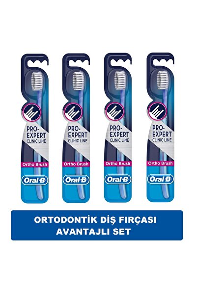 Oral-B Ortodontik Yumuşak Diş Fırçası (35 Soft) X 4 Adet