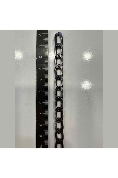 AĞIRSOY Lanț din aluminiu Za201-2nk Culoare Negru Pretul este pentru 20 de metri