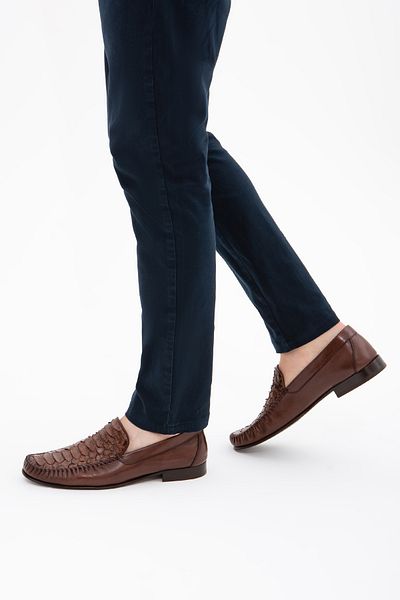 Tamer Tanca Men's Genuine Leather Loafer Shoes 537 3089 Erk Ayk Y22