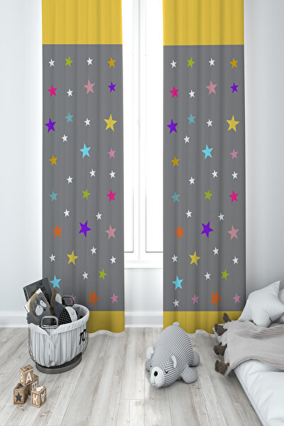 MASAL ODAM CAMERA BEBEȘILOR ȘI COPIILOR Perdele de fundal cu 2 aripi cu model...