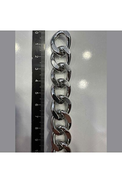 AĞIRSOY Αλουμινένια αλυσίδα Za209-4.0x17x20.5 Χρώμα νικέλιο Η τιμή είναι για 5 μέτρα