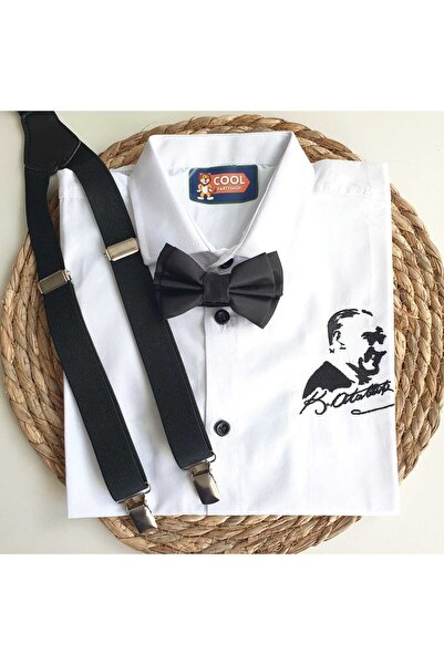 cool partyshop KOPYA - ATATÜRK TEMALI ASKI PAPYON GÖMLEK