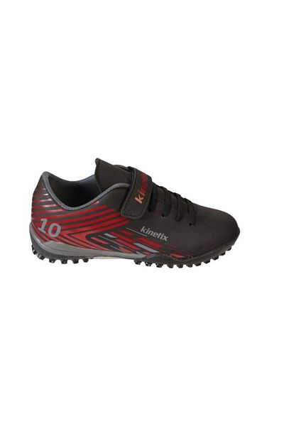 Kinetix KİNETİX Boy's Black Leather Velcro Astroturf Shoes