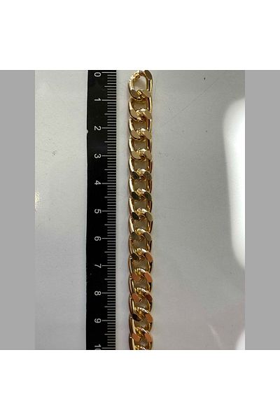 AĞIRSOY سلسلة ألومنيوم Za218-2.4x9x12 لون ذهبي 10 متر السعر