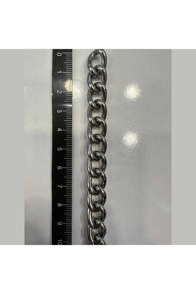 AĞIRSOY Lanț din aluminiu Za125-2.8x10x14 Culoare Nichel Pretul este pentru 10 metri