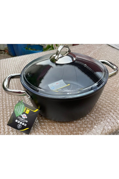 SAFLON titanyum indüksiyonlu 22 derin tencere