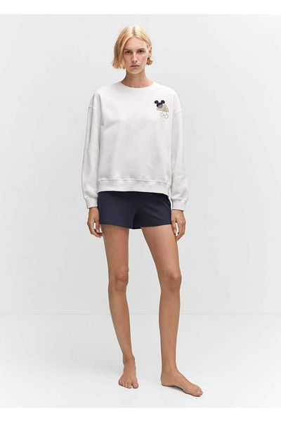 MANGO Woman Mickey Mouse-Sweatshirt