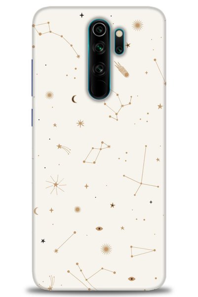 MRCİLETİSİM حافظة هاتف Xiaomi Redmi Note 8 Pro مطبوعة بدقة HD - خريطة النجوم ...