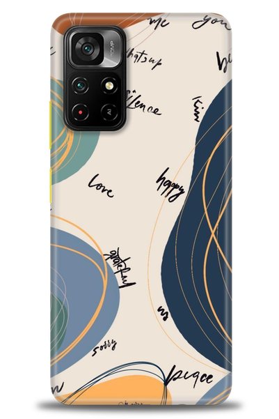 MRCİLETİSİM حافظة هاتف Xiaomi Redmi Note 11 Pro Plus مطبوعة بدقة HD - Happy +...