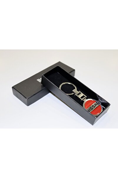 RoseTR Breloc Nissan Red Metal Accesoriu Nissan Logo